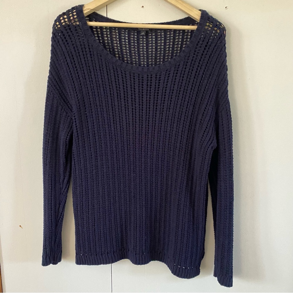 Blue Knit Sweater